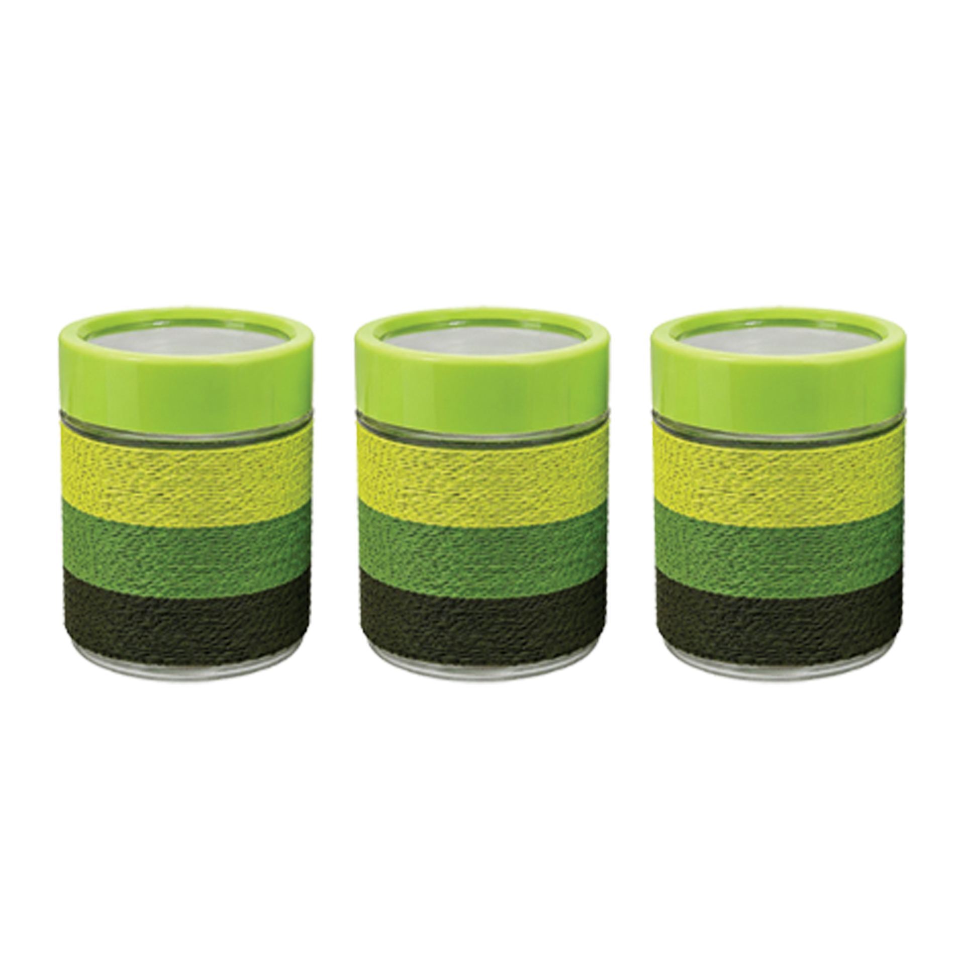 GLASS JAR 3 PCS
