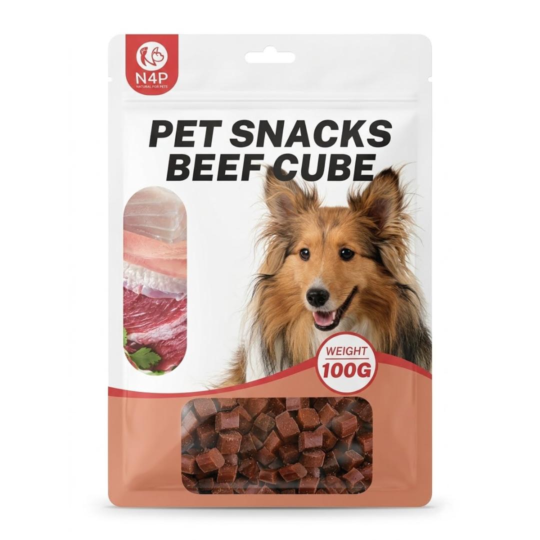 PET SNACK BEEF CUBES